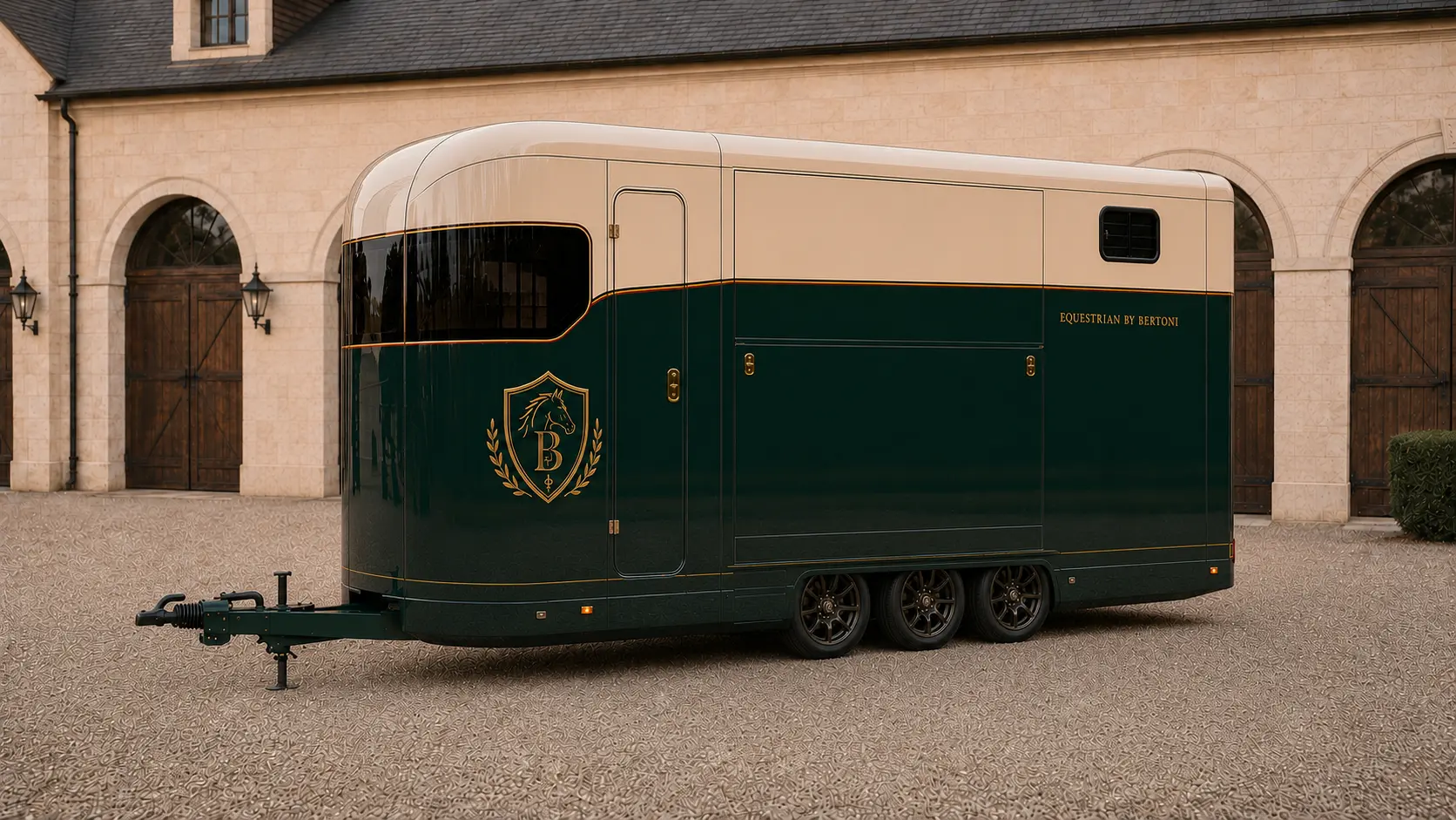 Green Bertoni Goodwood Grand Touring horsebox concept